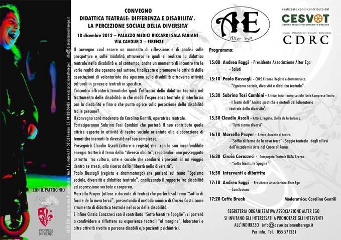 convegno teatro e disabili